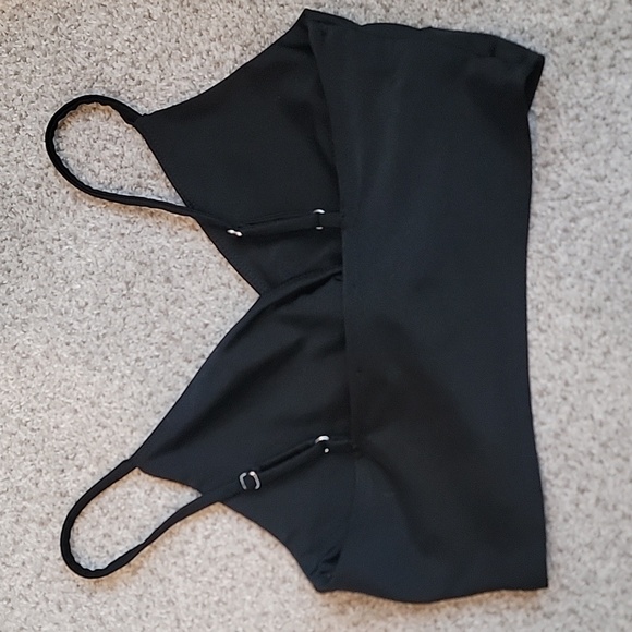 Forever 21 women's black crop top size m - Picture 5 of 5